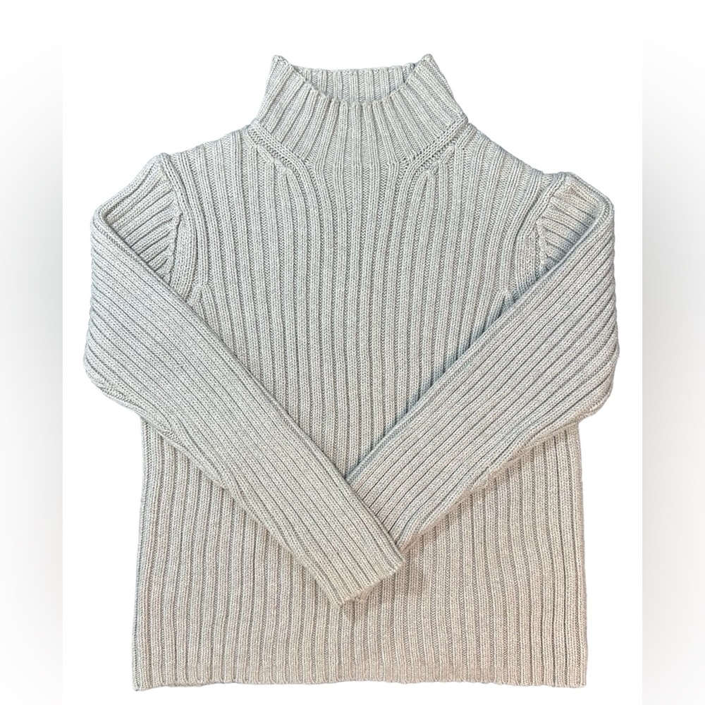 GAP ribbed mock neck sweater
